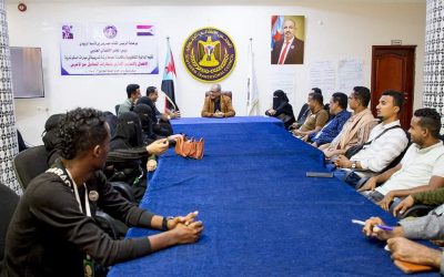 الجعدي يلتقي رئيس المجلس التنسيقي لمنظمات المجتمع المدني بحضرموت وعددا من رؤساء المؤسسات والمنظمات