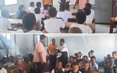 مدير عام خنفر “اليوسفي” يدشن العام الدراسي الجديد في ثانوية باتيس ومدرسة السد للتعليم الأساسي  بمدينة بباتيس