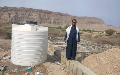 مدير عام خنفر “اليوسفي” يتفقد العمل في مشروع بناء الوحدة الصحية كبث