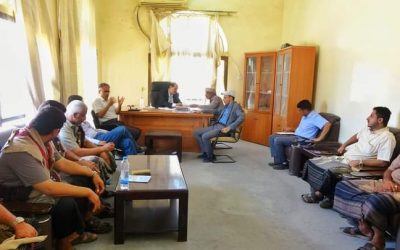 برئاسة وكيل المحافظة اجتماع يناقش سبل معالجة المتغيرات السعرية في نقل مادة الغاز المنزلي الى شبوة..