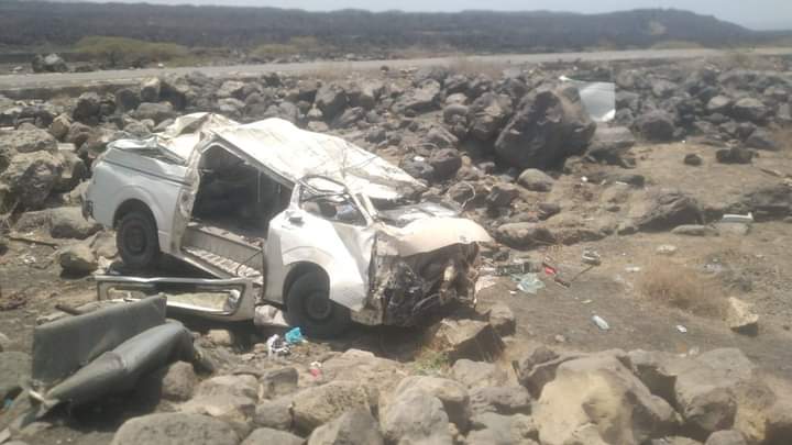 وفاة ٦اشخاص في حادث مروري بالعرقوب والسلطة المحلية خنفر ترسل سيارات اسعاف إلى مستشفى  شقره لنقل المتوفيين والجرحى