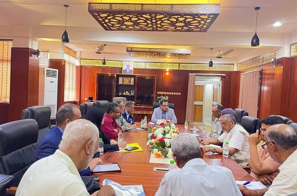 الوزير السقطري يناقش مع ال (UNDP) الجوانب المتعلقة بتنفيذ مشروع إعادة تأهيل ميناء الاصطياد