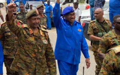 السودان: الفريق البرهان يزور قوات الشرطة بالبحر الاحمر