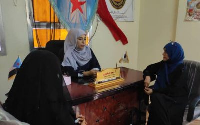 المرأة والطفل بانتقالي لحج تبحث مع مركز المرأة للبحوث والدراسات بجامعة المحافظة التنسيق المشترك