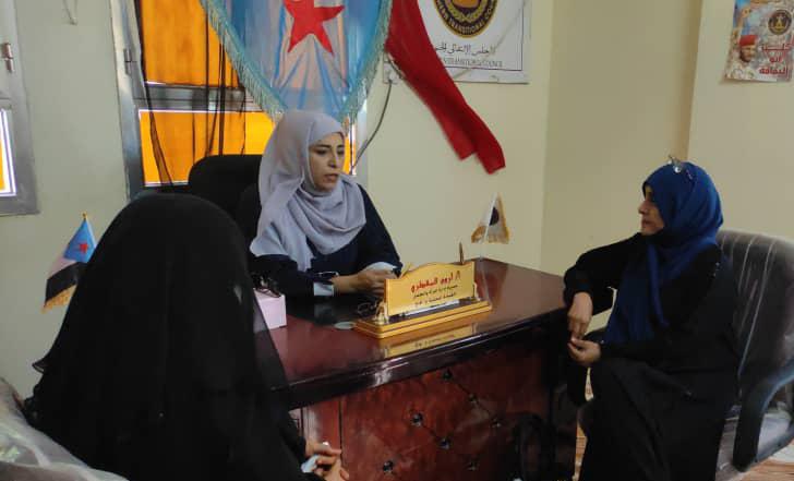 المرأة والطفل بانتقالي لحج تبحث مع مركز المرأة للبحوث والدراسات بجامعة المحافظة التنسيق المشترك