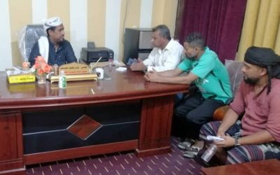مدير عام خنفراليوسفي يلتقي برئيس نادي الفجر الجديد