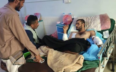 غيثان يزور الجرحى ويطمئن على صحتهم بمستشفيات العاصمة عدن