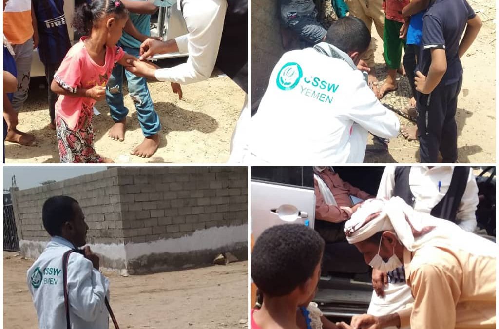 بتكليف من مدير مكتب الصحة بالمحفد.. فريق الإستجابة يواصل نزوله لتحصين الأطفال في عدد من قرى المديرية