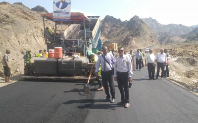 وسط حضور رسمي وشعبي كبير تدشين سفلتت 7 كم من طريق باتيس-رصد.
