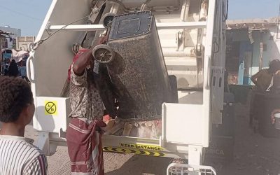 صندوق النظافة والتحسين بأحور يدشن حملة نظافة في شوارع المديرية