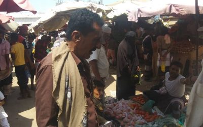 مدير الإدارة الجماهير في انتقالي زنجبار يتفقد عدد من أسواق المديرية.