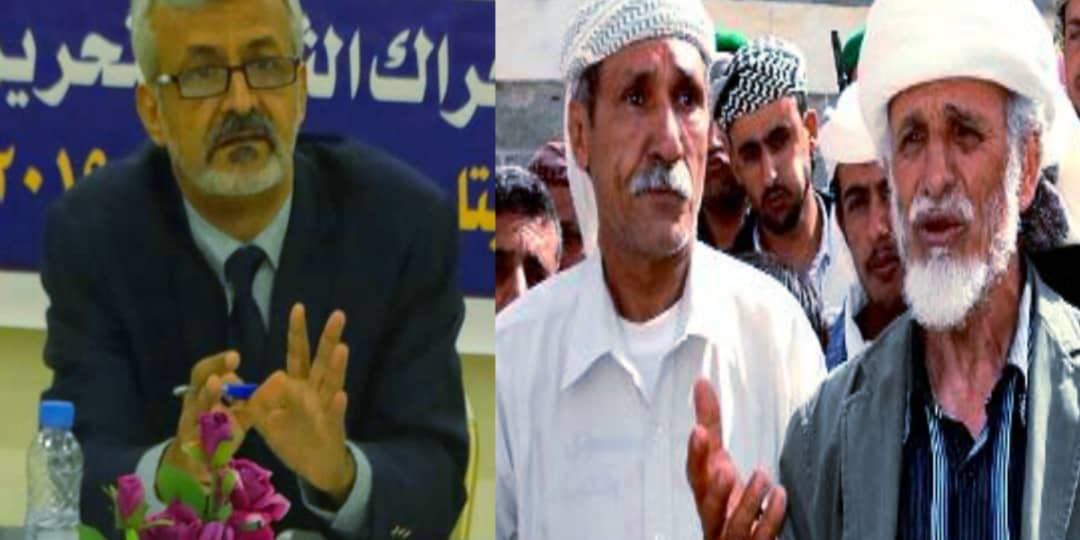 اليهري عضو رئاسة الانتقالي يعقد لقاء بقيادات ومشائخ مديرية  يافع