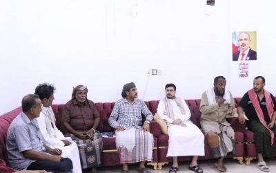 رئيس انتقالي المهرة يلتقي أعضاء الهيئة الشرعية الجنوبية