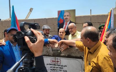 مدير عام دارسعد يضع حجر الأساس لمشروع إنشاء محطة بئر فضل التحويلية بقدرة 40 ميجا