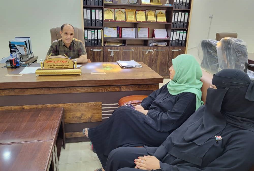 مدير عام دارسعد يلتقي رئيس مركز عدن للتوعيه من خطر المخدرات