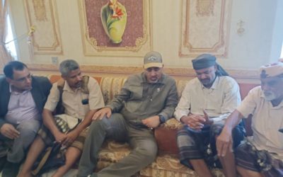 الرئيس القائد عيدروس الزُبيدي يقوم بزيارة إلى منزل الشهيد عبد اللطيف السيد
