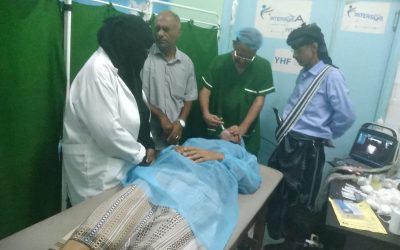 مدير عام زنجبار الداحوري يزور المخيم الطبي للعيون بمشفى زنجبار في يومه الختامي