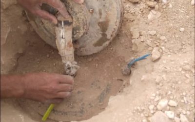 قوات النخبة الحضرمية تفكك شبكة الغام زرعتها عناصر القاعدة  بمديرية الضليعة