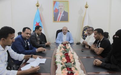 عضو هيئة الرئاسة الكثيري يلتقي بوفد المجلس التنسيقي بمحافظة حضرموت