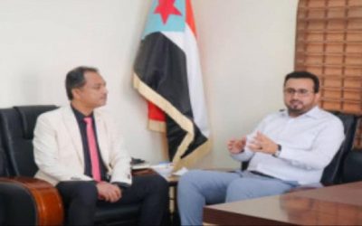 رئيس الهيئة الوطنية للإعلام الجنوبي يلتقي عضو هيئة الرئاسة فادي باعوم
