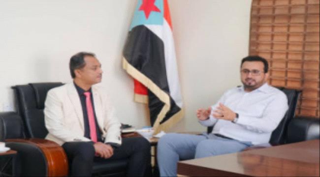 رئيس الهيئة الوطنية للإعلام الجنوبي يلتقي عضو هيئة الرئاسة فادي باعوم