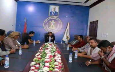 تنفيذية انتقالي عتق تعقد اجتماعها الدوري وتشيد بدور السلطة المحلية
