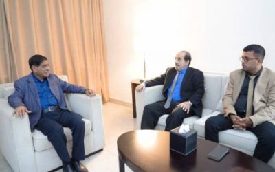 النائب البحسني يلتقي عضو هيئة رئاسة الانتقالي القاضي الغريب
