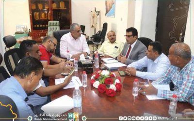 المهندس معين الماس يلتقي رئيس هيئة المواصفات اليمنية في العاصمة عدن