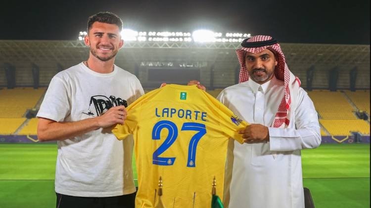 رسميا.. النصر السعودي يضم لابورت من مانشستر سيتي