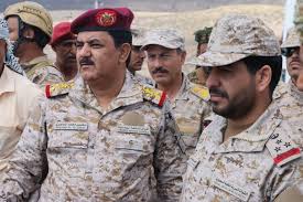 وزير الدفاع ومحافظو الضالع وأبين ولحج يقدمون واجب العزاء في باتيس  باستشهاد العميد عبداللطيف السيد وصلاح اليوسفي