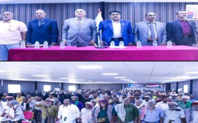 وفد اللجنة الرئاسية برئاسة الشعيبي تعقد اجتماعا هاما في المكلا