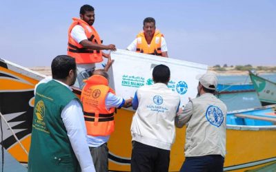 ائتلاف الخير للإغاثة يدشن توزيع مدخلات سمكية لـ 3000 صياد في محافظة المهرة