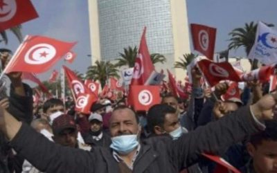 الشرطة التونسية تلقي القبض على مسؤولين كبيرين من حزب النهضة