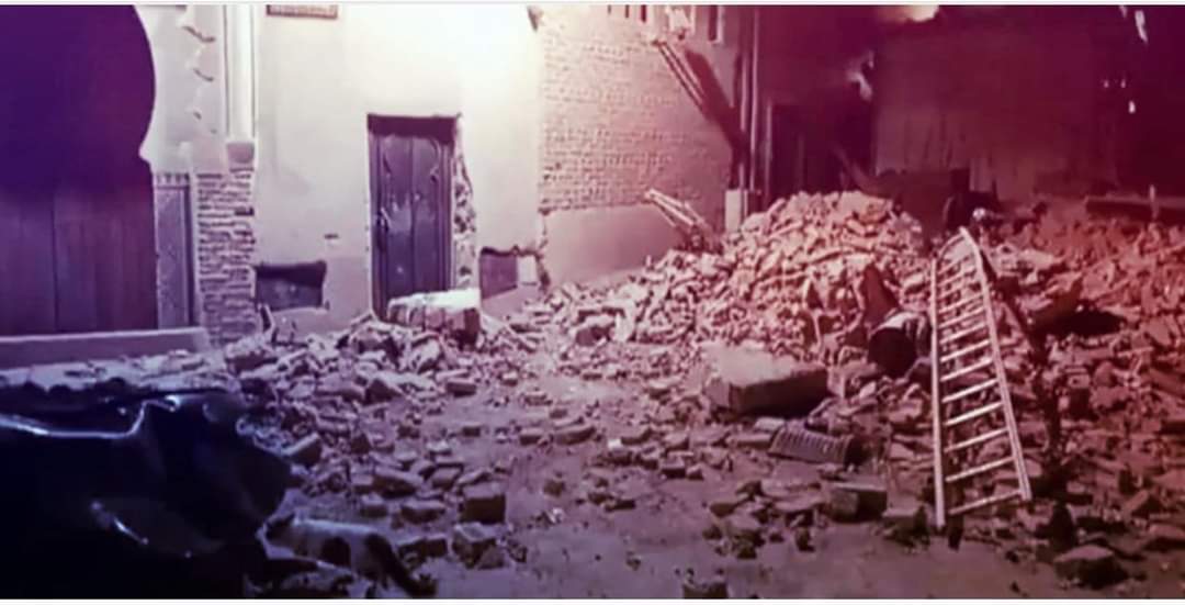 انهيار أجزاء من مبان اثرية مدرجة في قائمة اليونسكو عقب زلزال المغرب المدمر