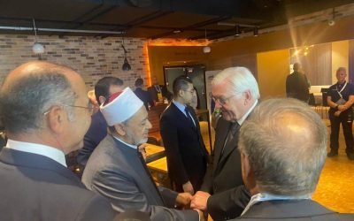 شيخ_الأزهر يلتقي الرئيس الألماني ويبحثان سُبُل تعزيز جهود الحوار بين الأديان والثَّقافات المختلف