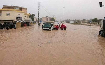 العاصفة تفتك بشرق ليبيا.. دمار وجثث تحت الأنقاض وآلاف القتلى