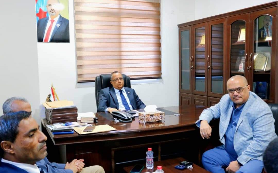 الدكتور الخُبجي يستقبل وزير التخطيط والتعاون الدولي