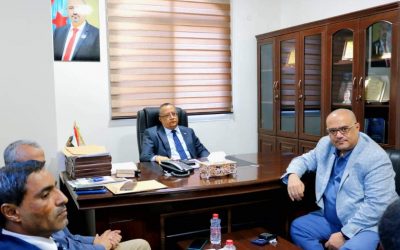الدكتور الخُبجي يستقبل وزير التخطيط والتعاون الدولي