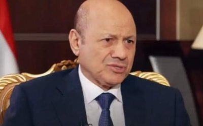 العليمي يبحث مع المبعوث الأميركي الوساطة السعودية والعمانية لتجديد الهدنة