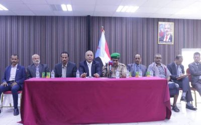 فريق هيئة الرئاسة يدشن أولى لقاءاته بأعضاء القيادة المحلية لانتقالي محافظة حضرموت ومديريات الساحل
