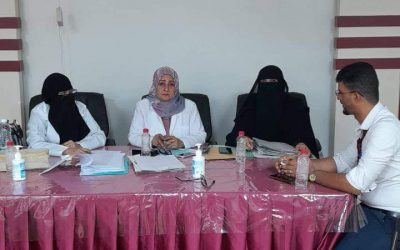 لجنة امتحانات مساقي التخدير والعناية المكثفة تجري مقابلات مع المتقدمين في مستشفى الصداقة