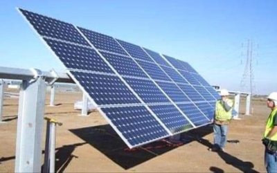 بدء تركيب ألواح محطة كهرباء الطاقة الشمسية الإماراتية بعدن