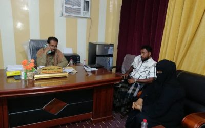 مدير عام خنفر “اليوسفي” يلتقي بفريق من منظمة الأشغال العامة