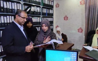 الوزير الزعوري يطلع على سير العمل بصندوق رعاية وتأهيل المعاقين بالعاصمة عدن