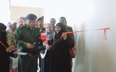 نائب مدير امن محافظة ابين يفتتح مكاتب الشرطة النسائية والاحداث في ادارة امن المحافظة