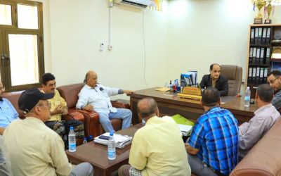 *مدير عام دارسعد يلتقي نائب مدير عام الهيئة العامة للأراضي والمساحة والتخطيط العمراني م عدن*