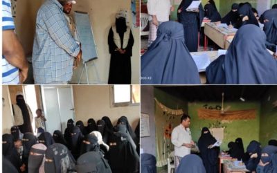أبين: مدير جهاز محو الامية وتعليم الكبار يدشن العام الدراسي في مراكز وصفوف محو الامية في المحافظة