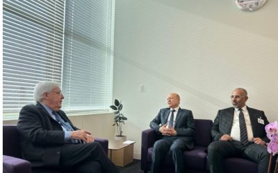 الرئيس الزُبيدي يلتقي وكيل الأمين العام للأمم المتحدة للشؤون الإنسانية