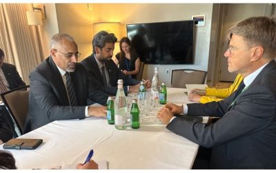 الرئيس الزُبيدي يستقبل نائب وزير خارجية سلوفينيا