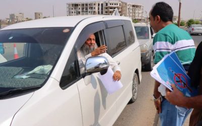الزهري” يدشن الحملة التوعوية بخطورة حمل السلاح بخور مكسر بالعاصمة عدن